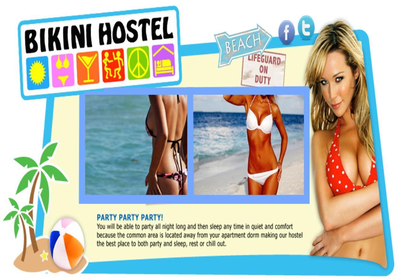 Bikini Hostel, Cafe&Beer Garden Miami Beach Exterior foto